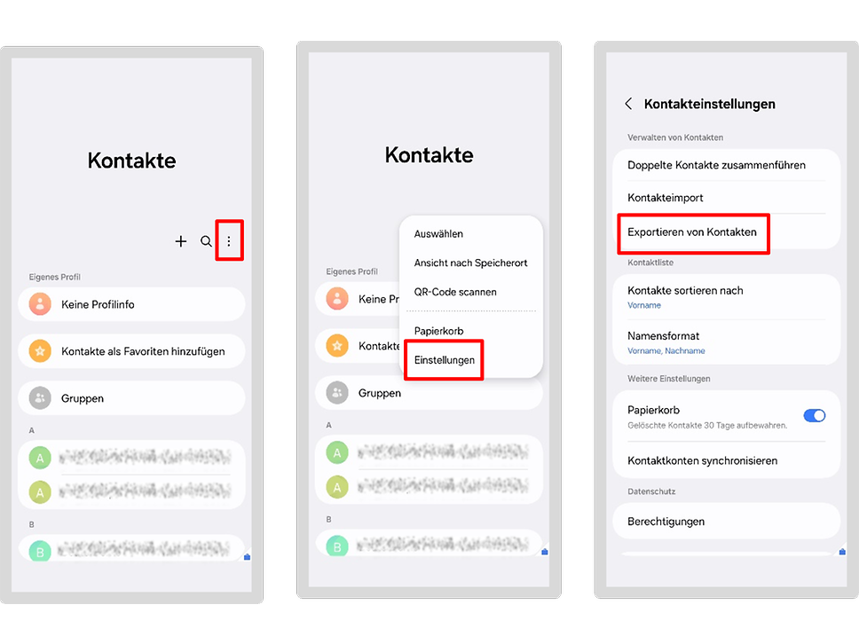 Kontakte sichern_1
